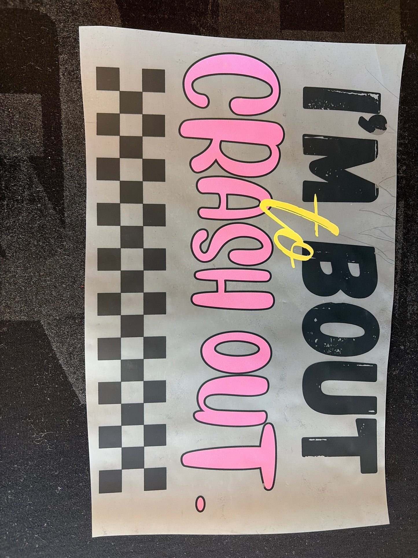 Im Bout to Crash Out - Black