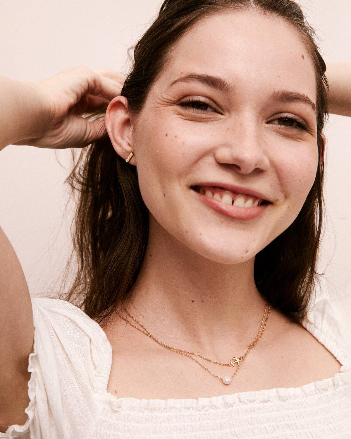 My Anchor Necklace: 14k Gold