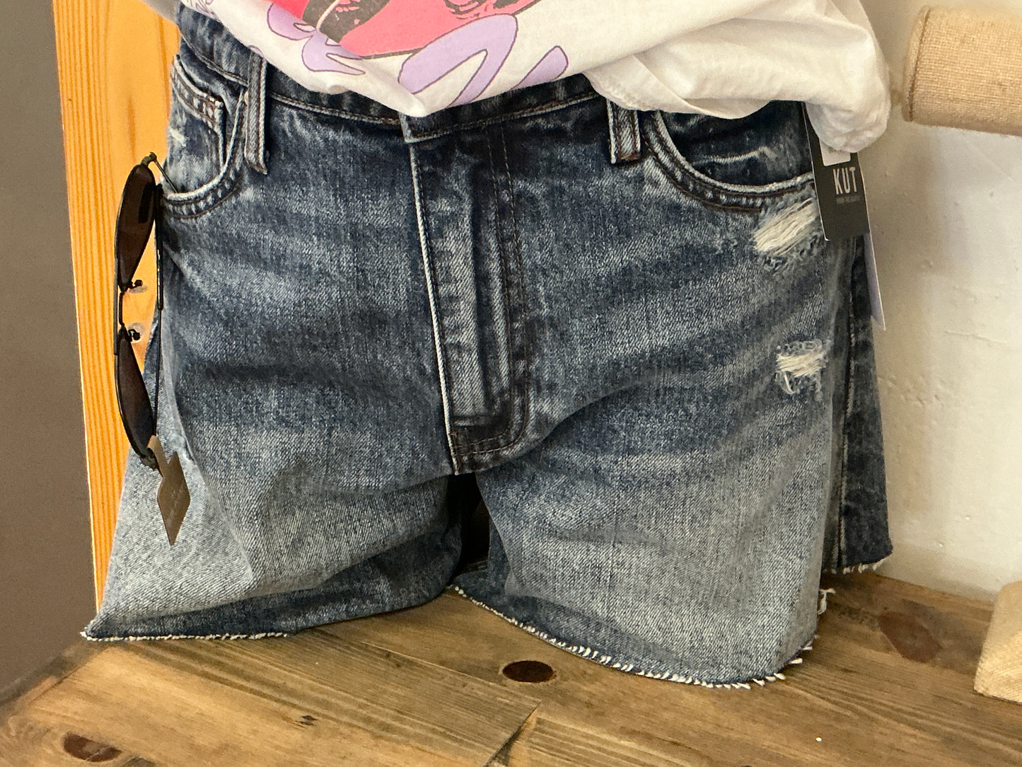 KUT High Rise Taylor Shorts