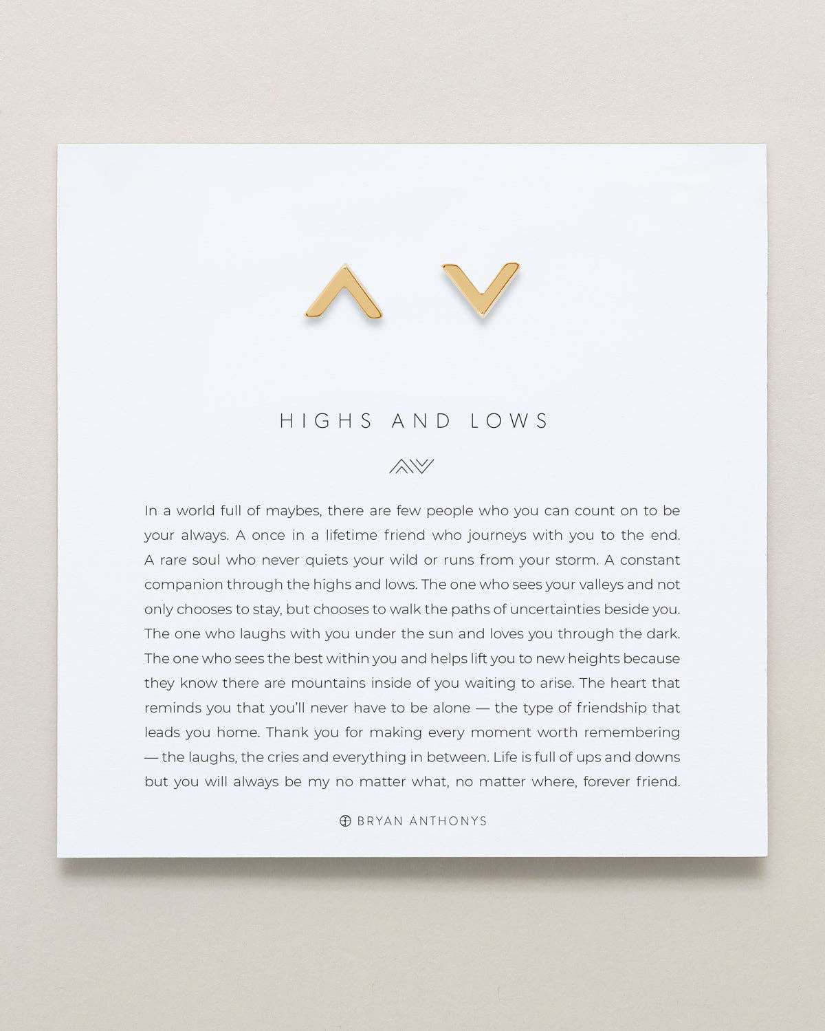 Highs & Lows Stud Earrings: Silver