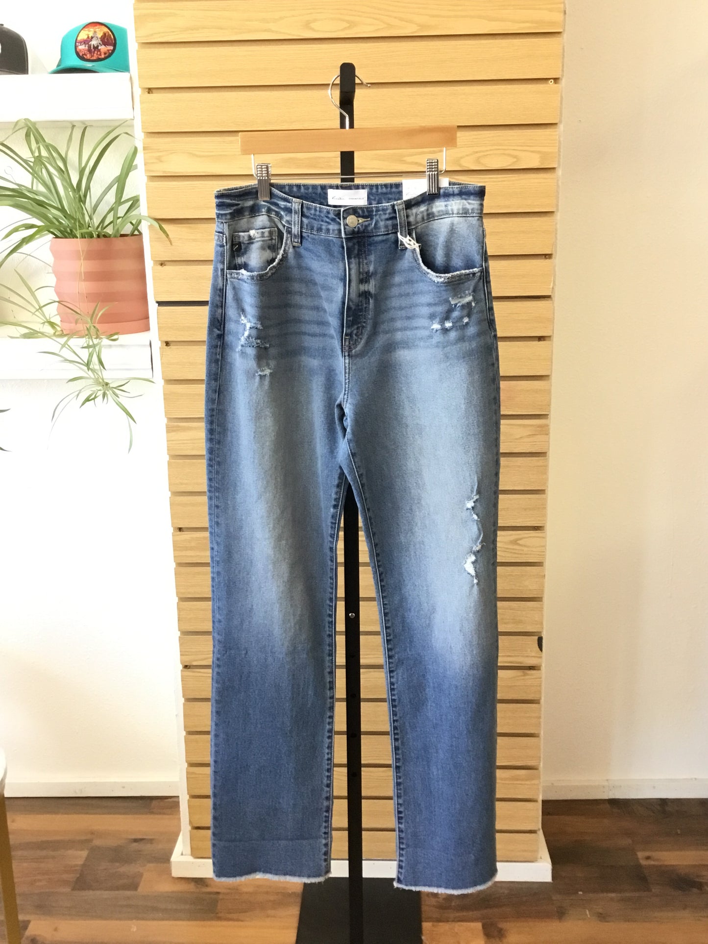 Kancan High Rise Straight Jeans