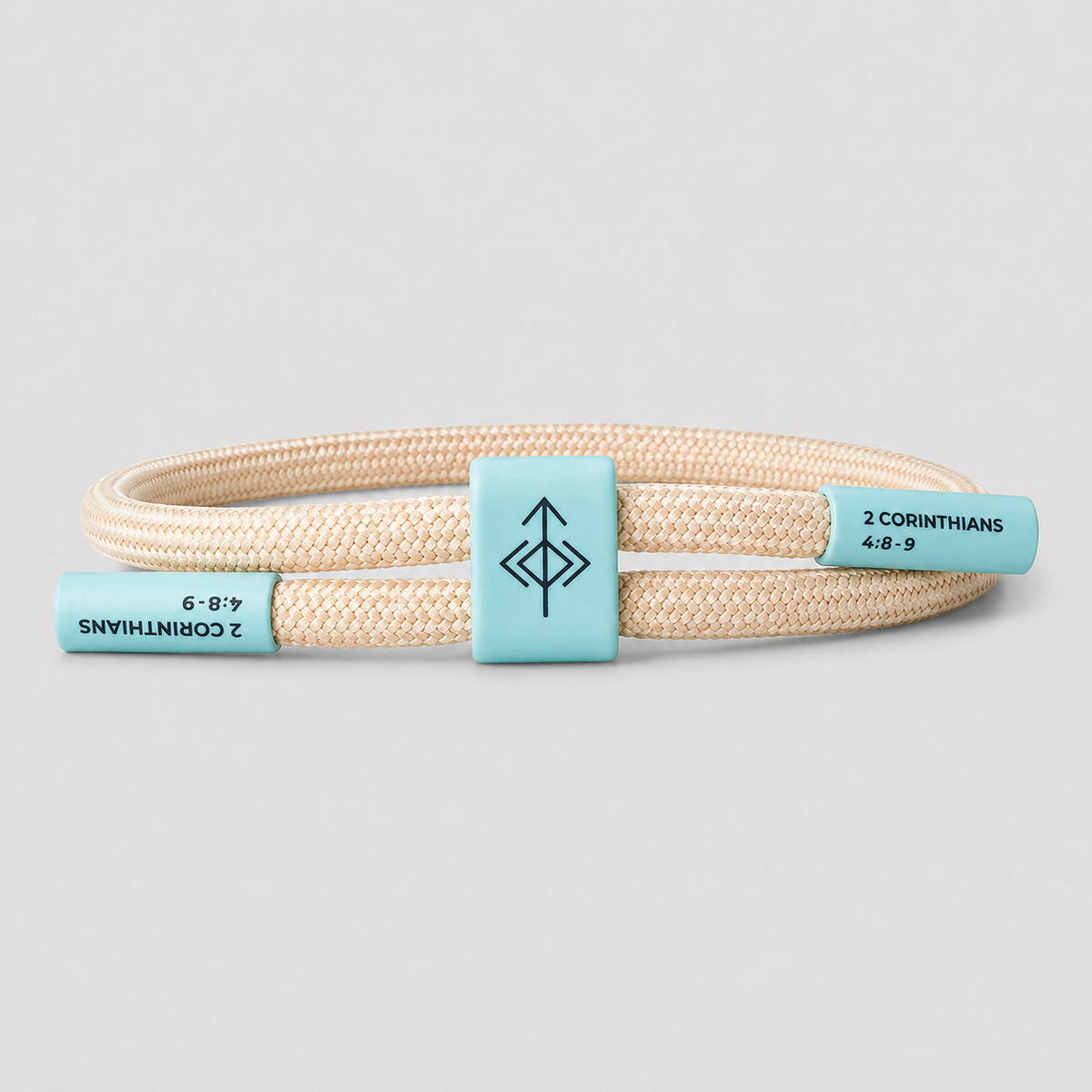 KNOCKED DOWN, NOT OUT Christian Cord Bracelet