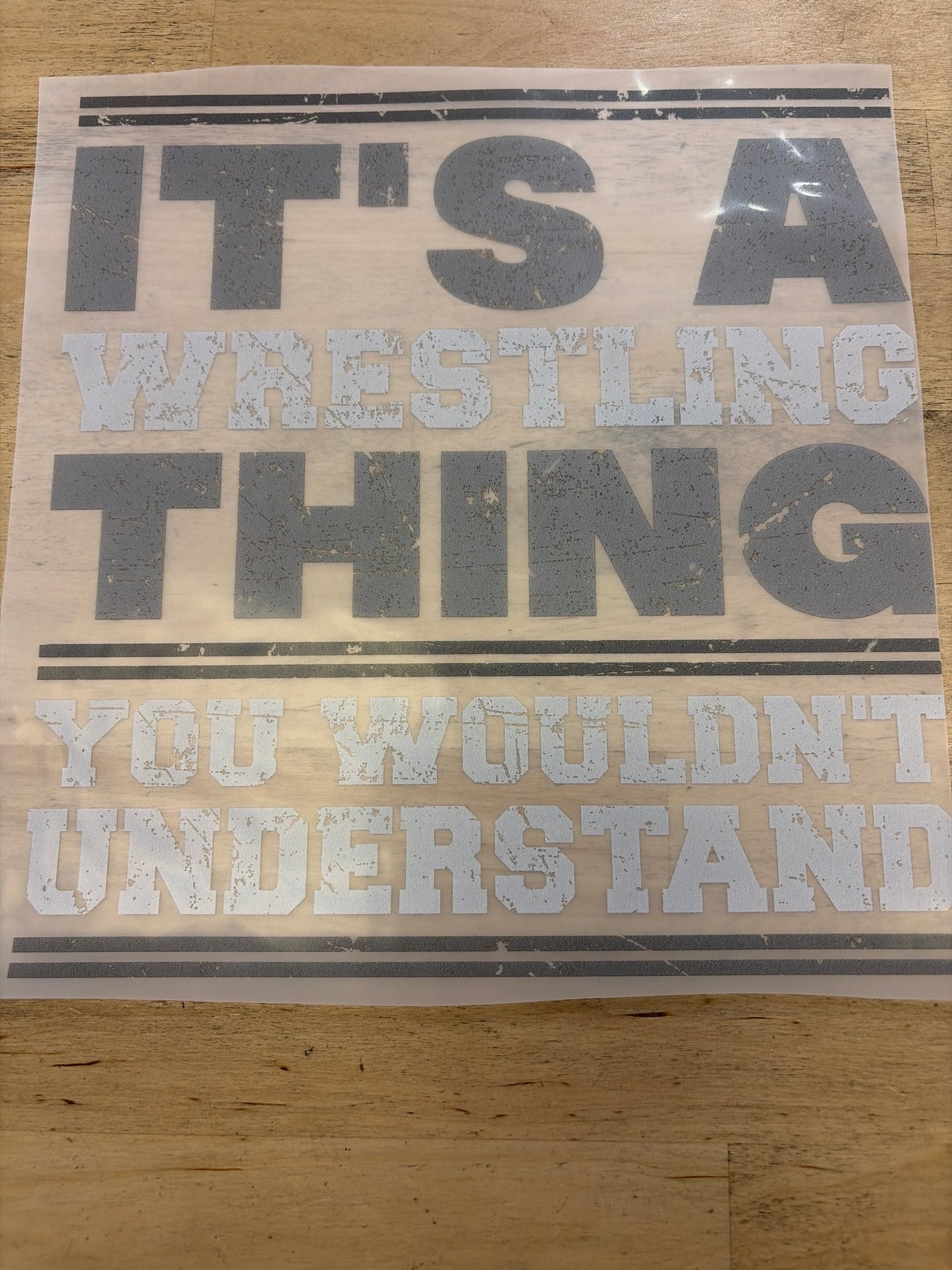 It's A Wrestling Thing