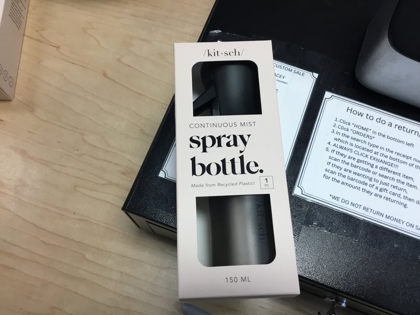 Kit sch continuous spray bottle- black