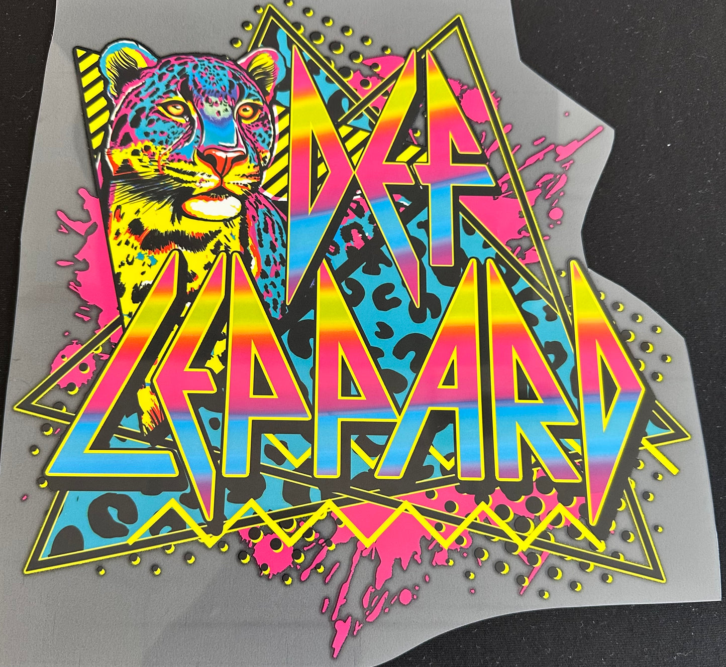 Neon Def Leppard Screen