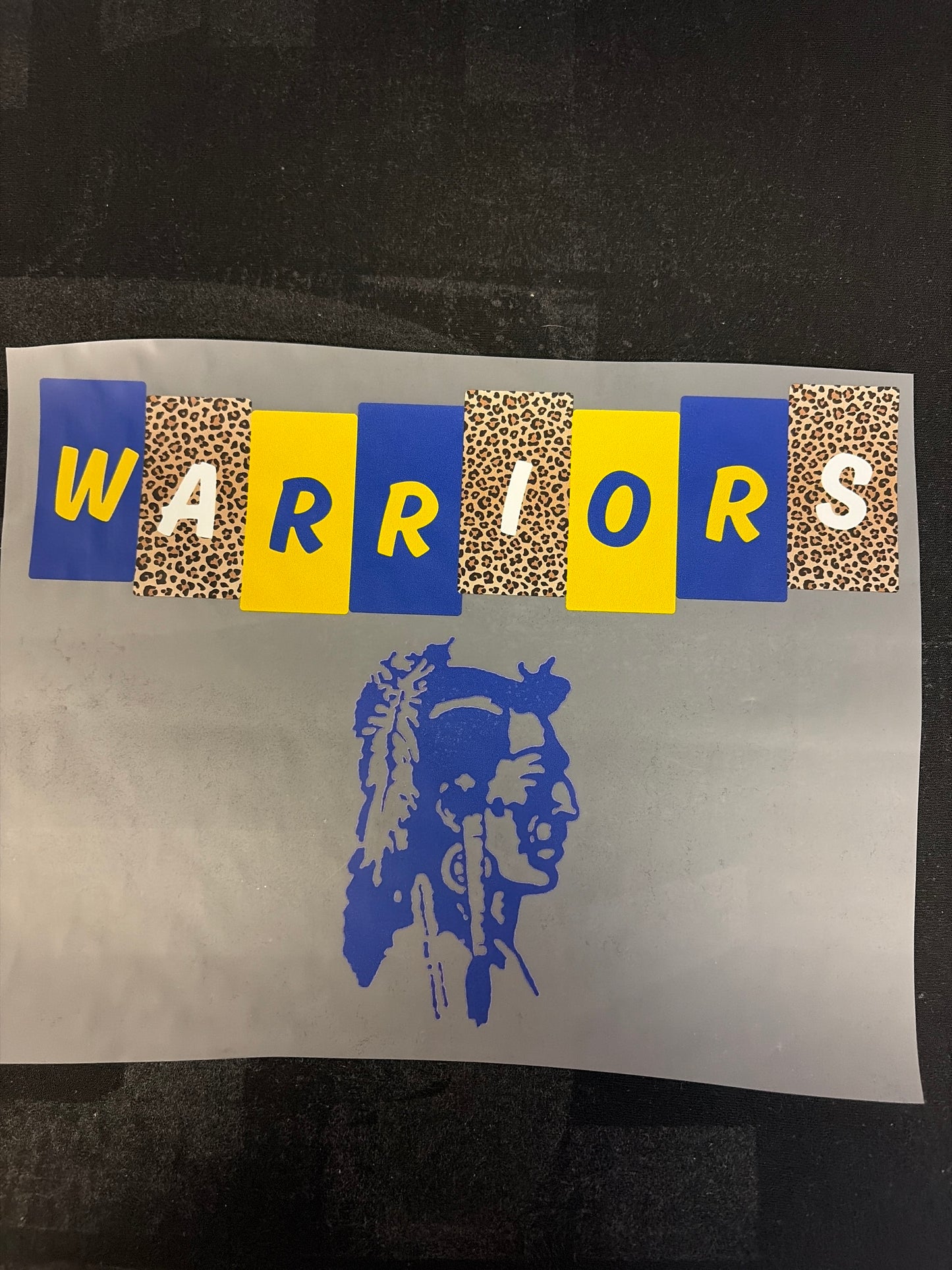Leo Blue Warriors Blocks w/logo