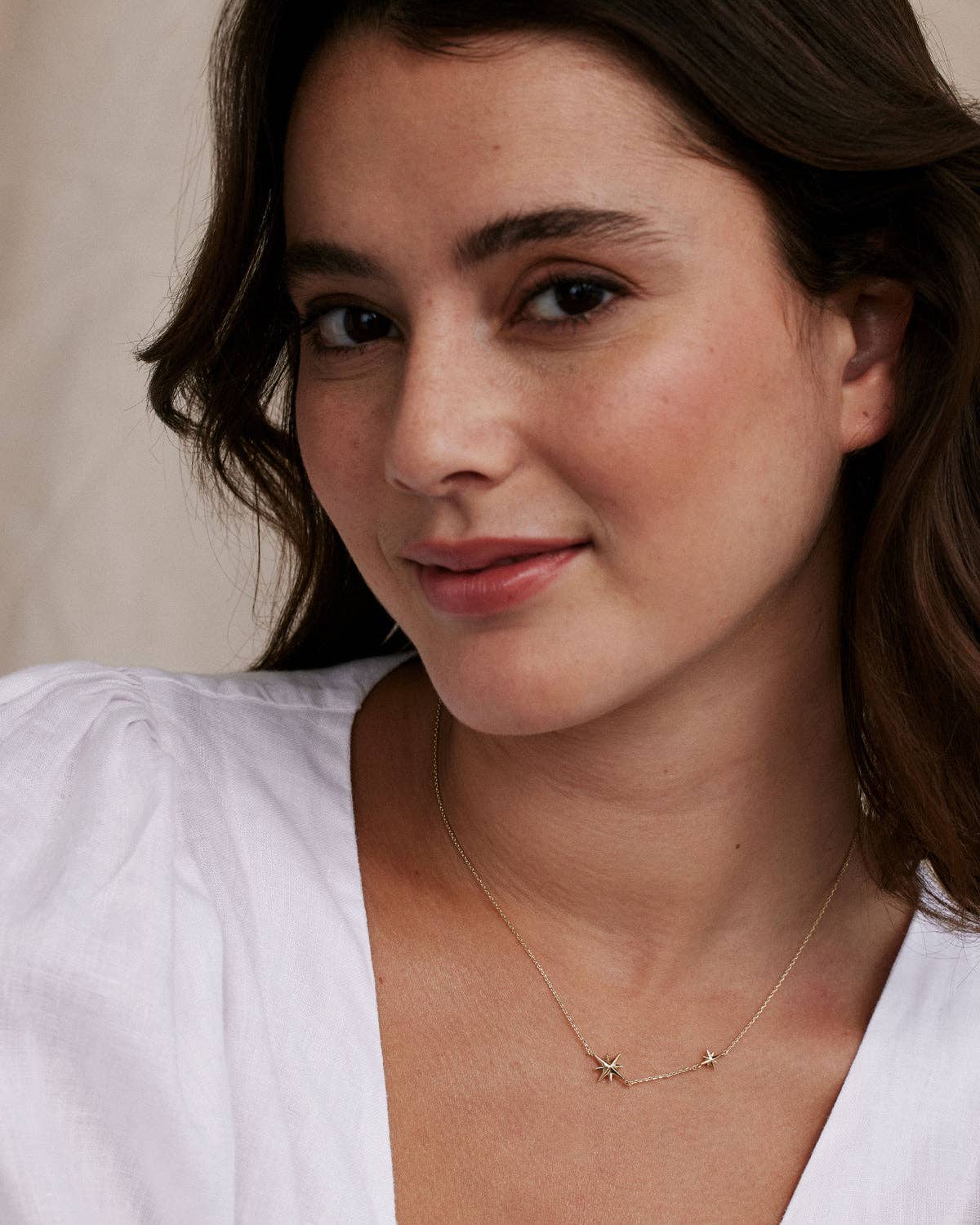 My True North Dainty Necklace: 14k Gold
