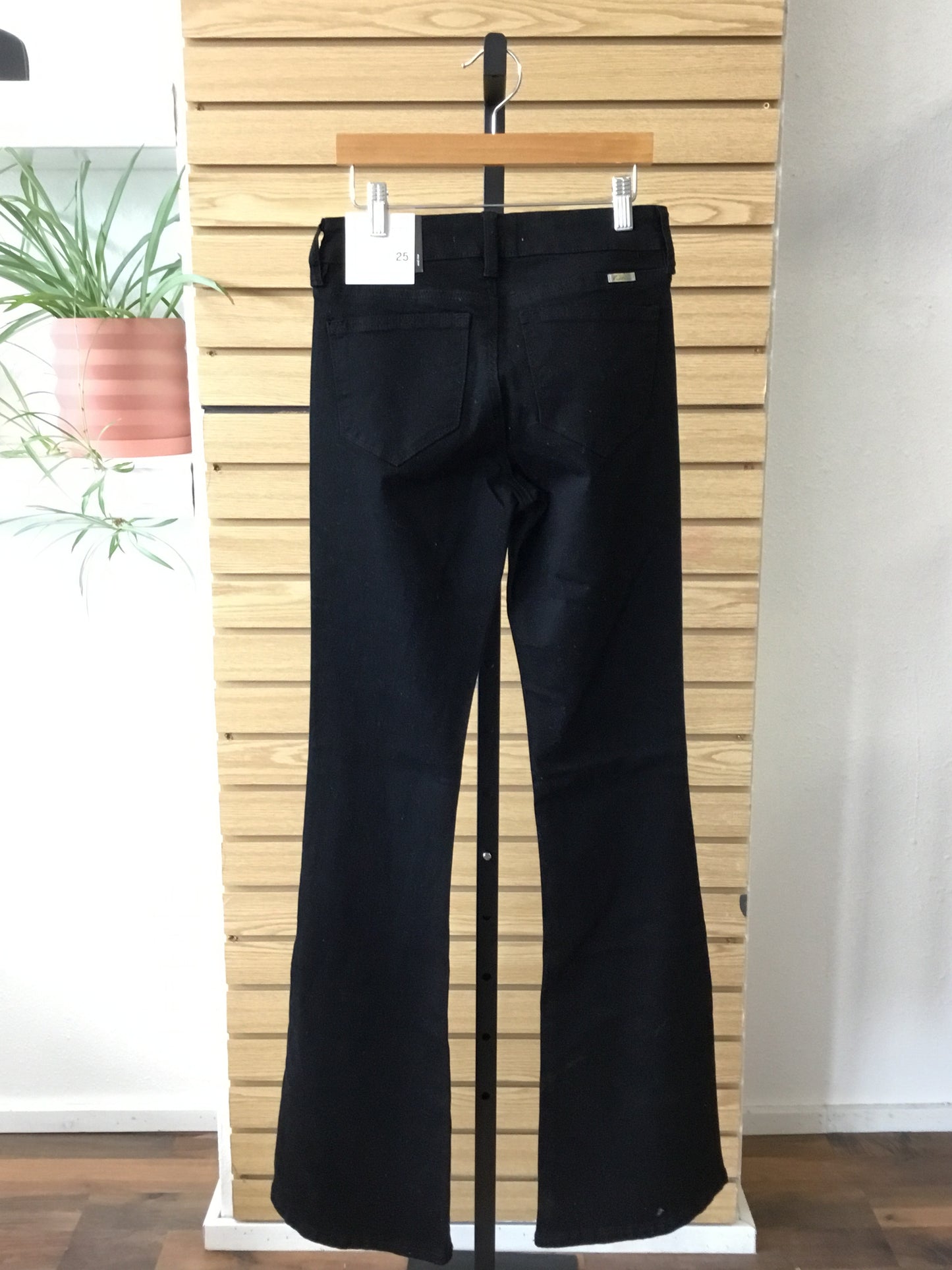 KanCan Mid Rise Black Flare Jeans
