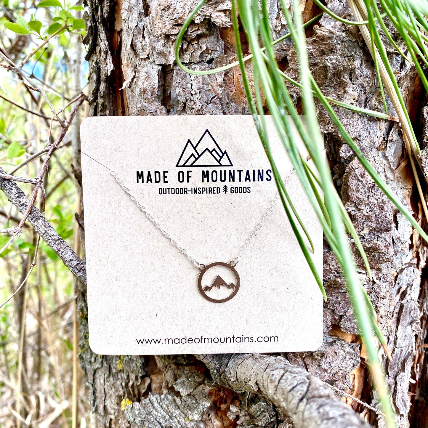 Mountainscape Necklace: Gold