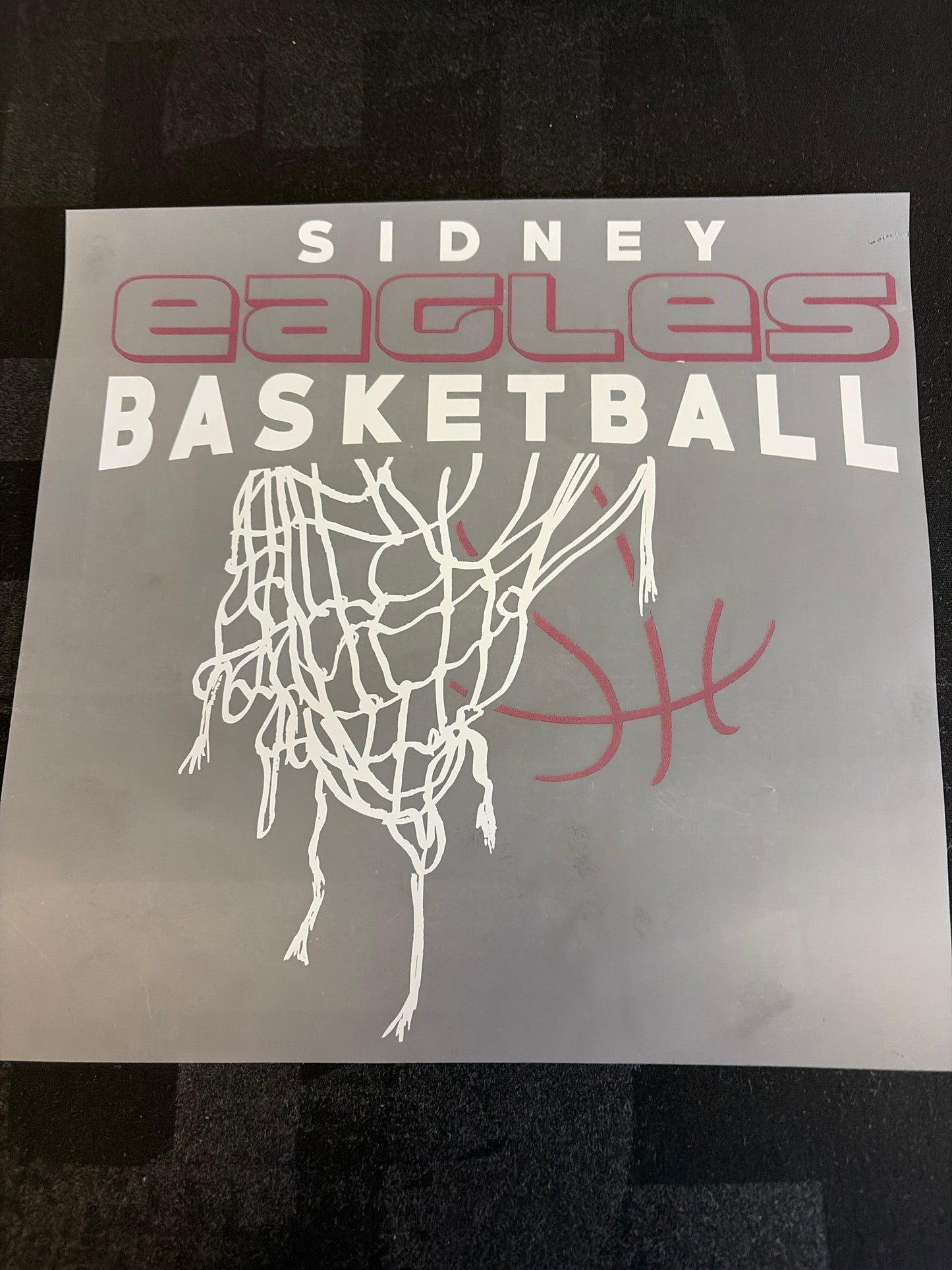 Sidney Eagles Basketball Hoop