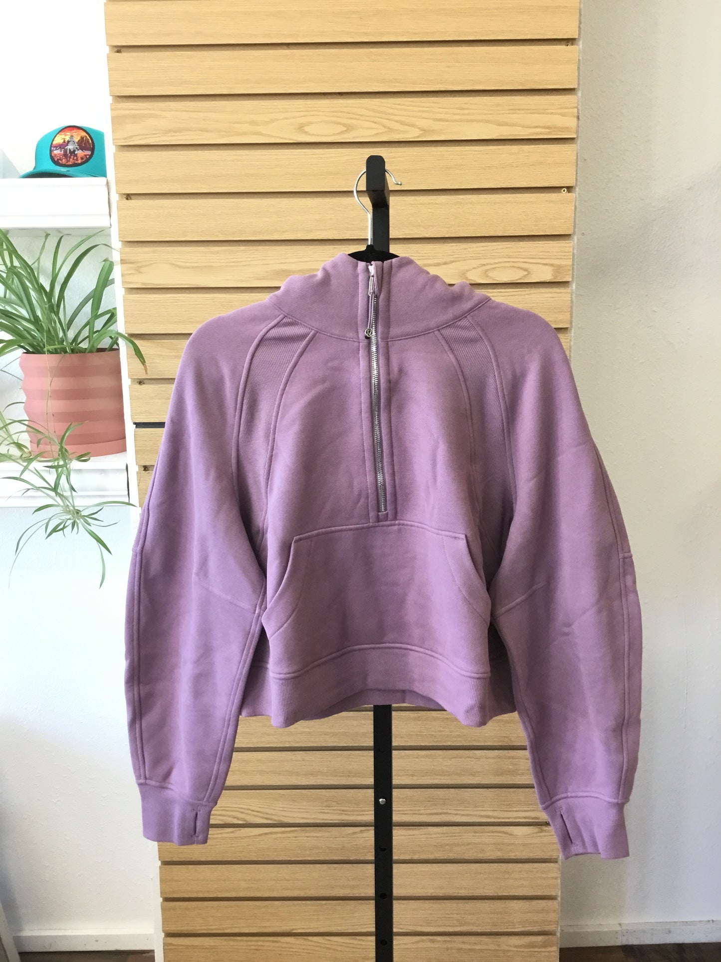 Scuba Oversized Half-Zip - Lavender Lux
