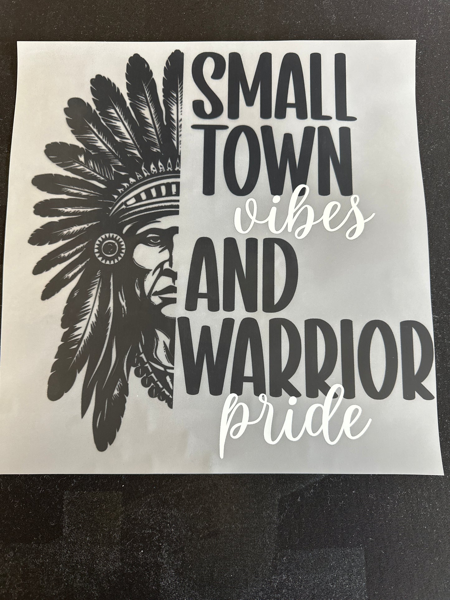 Small Town Warrior Pride - White