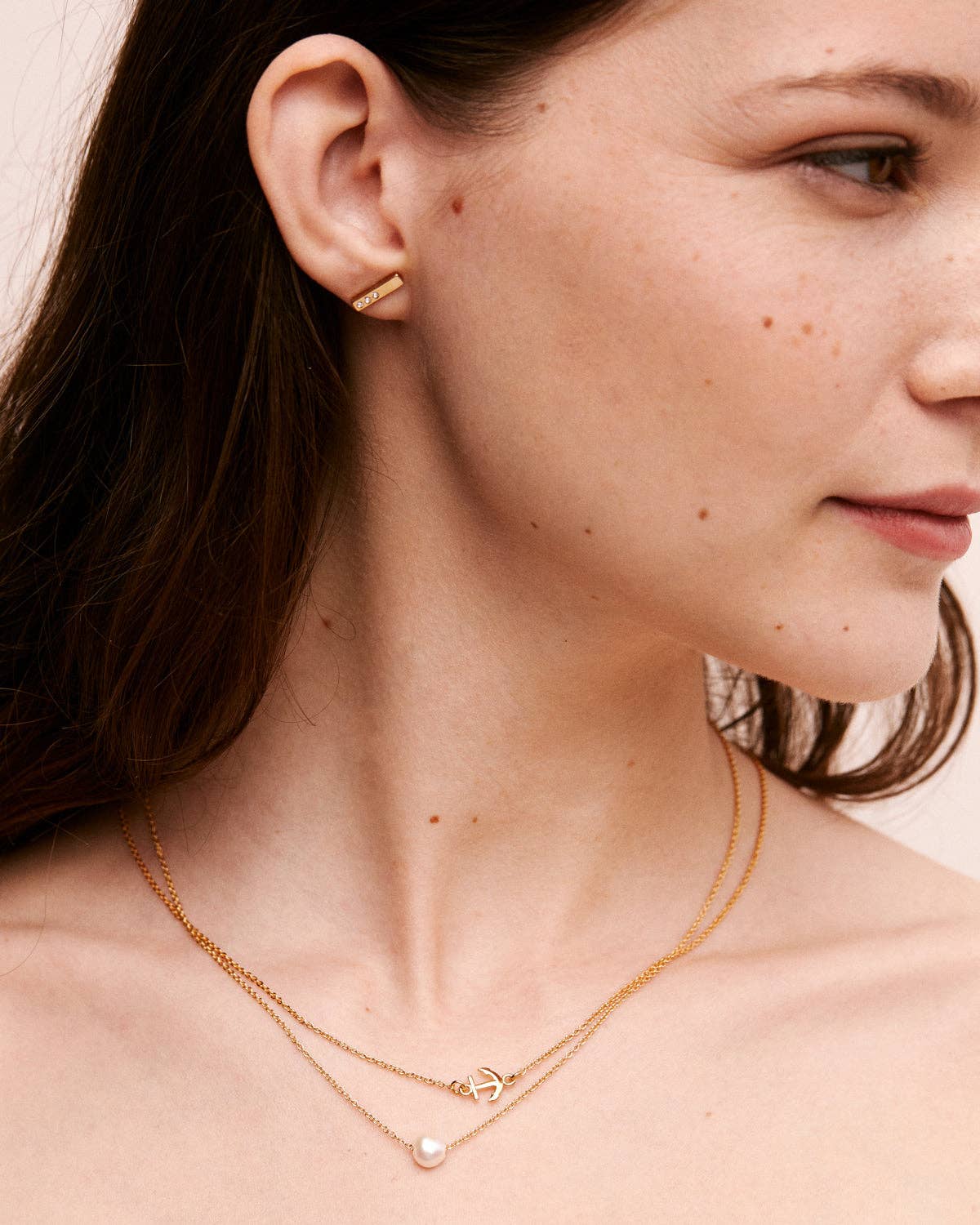 My Anchor Necklace: 14k Gold