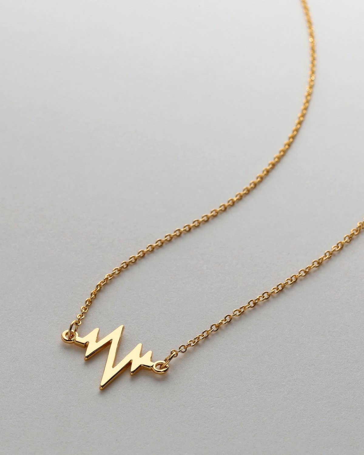 There In A Heartbeat Necklace: Silver