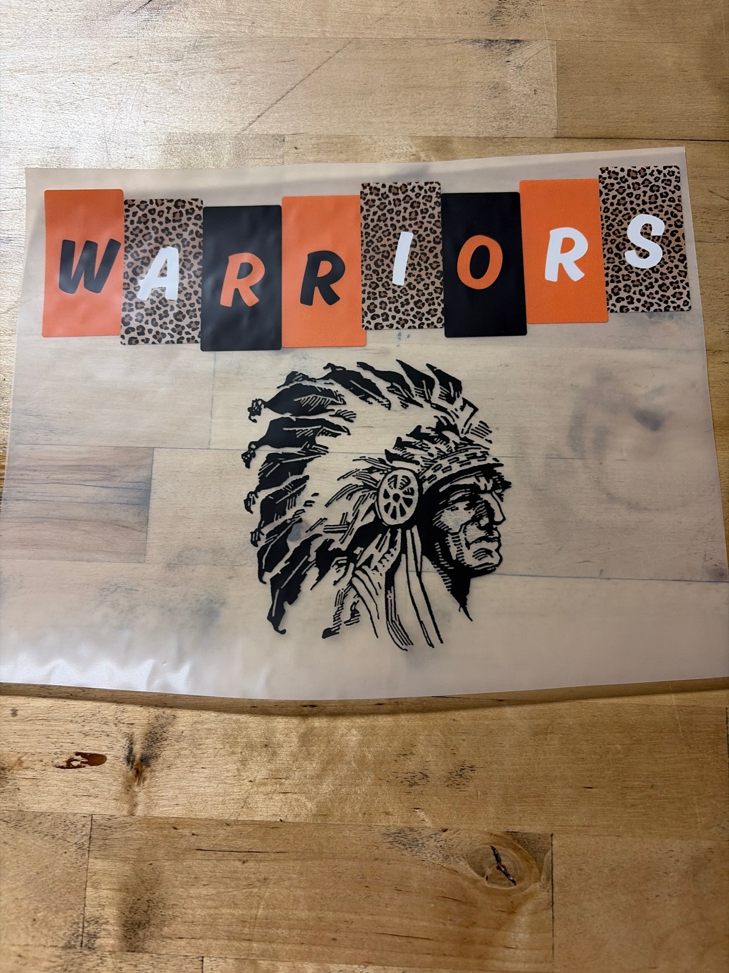 Leo Orange Warriors Blocks w/Logo