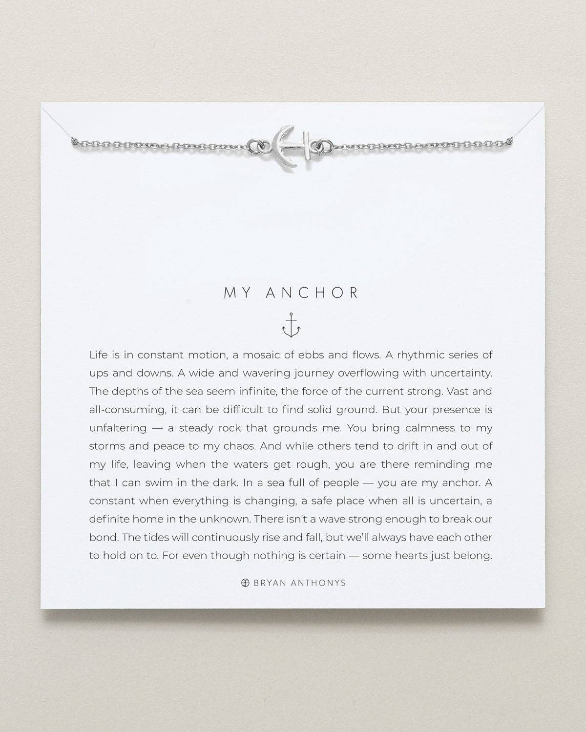 My Anchor Necklace: 14k Gold