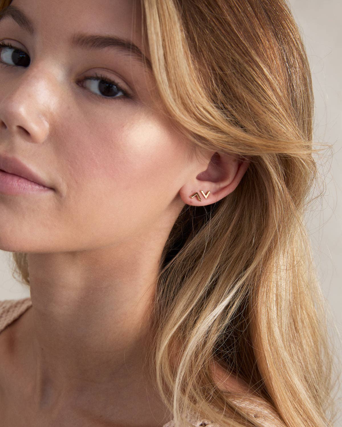 Highs & Lows Stud Earrings: Silver