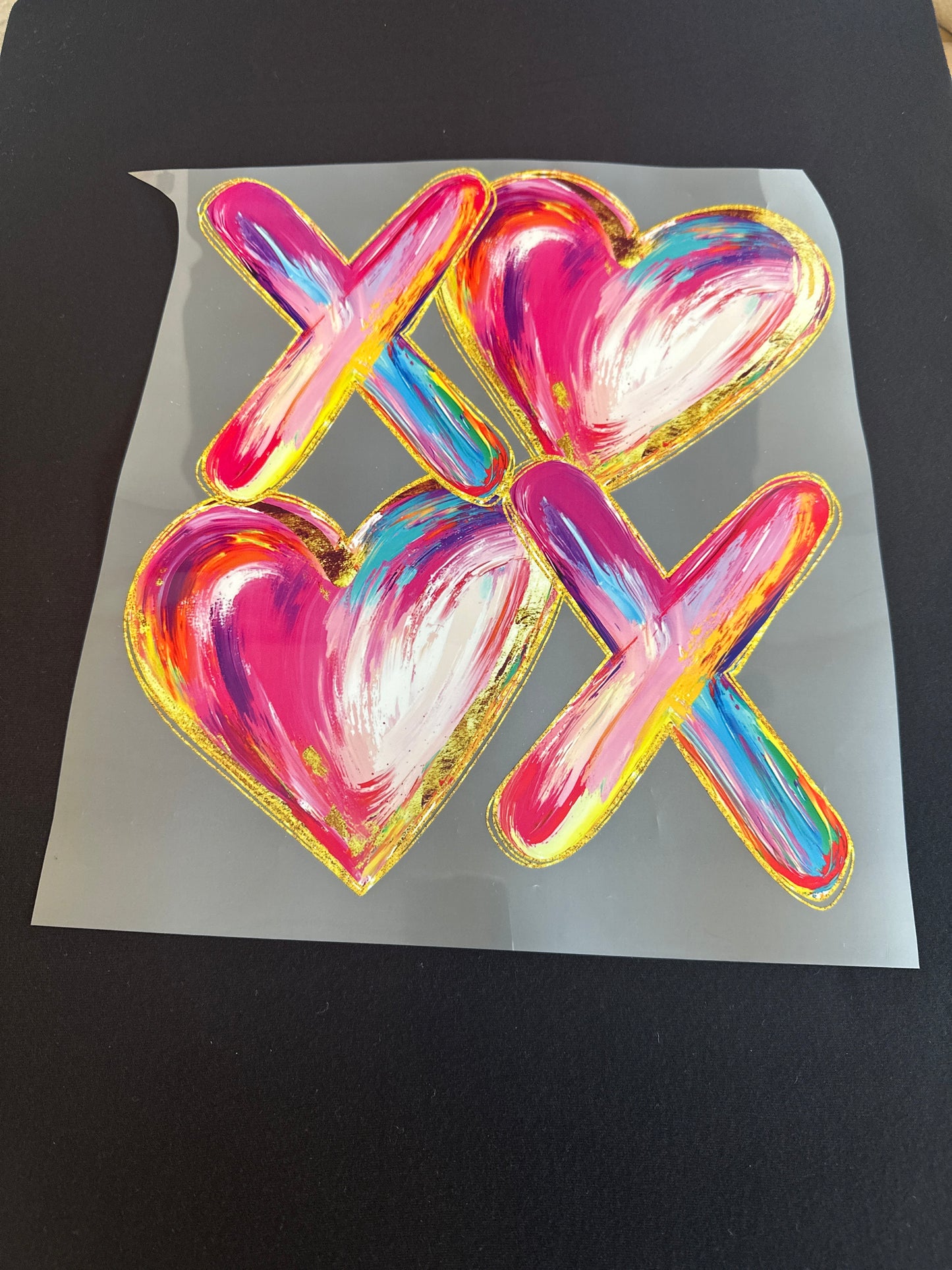 Blue and Pink XO
