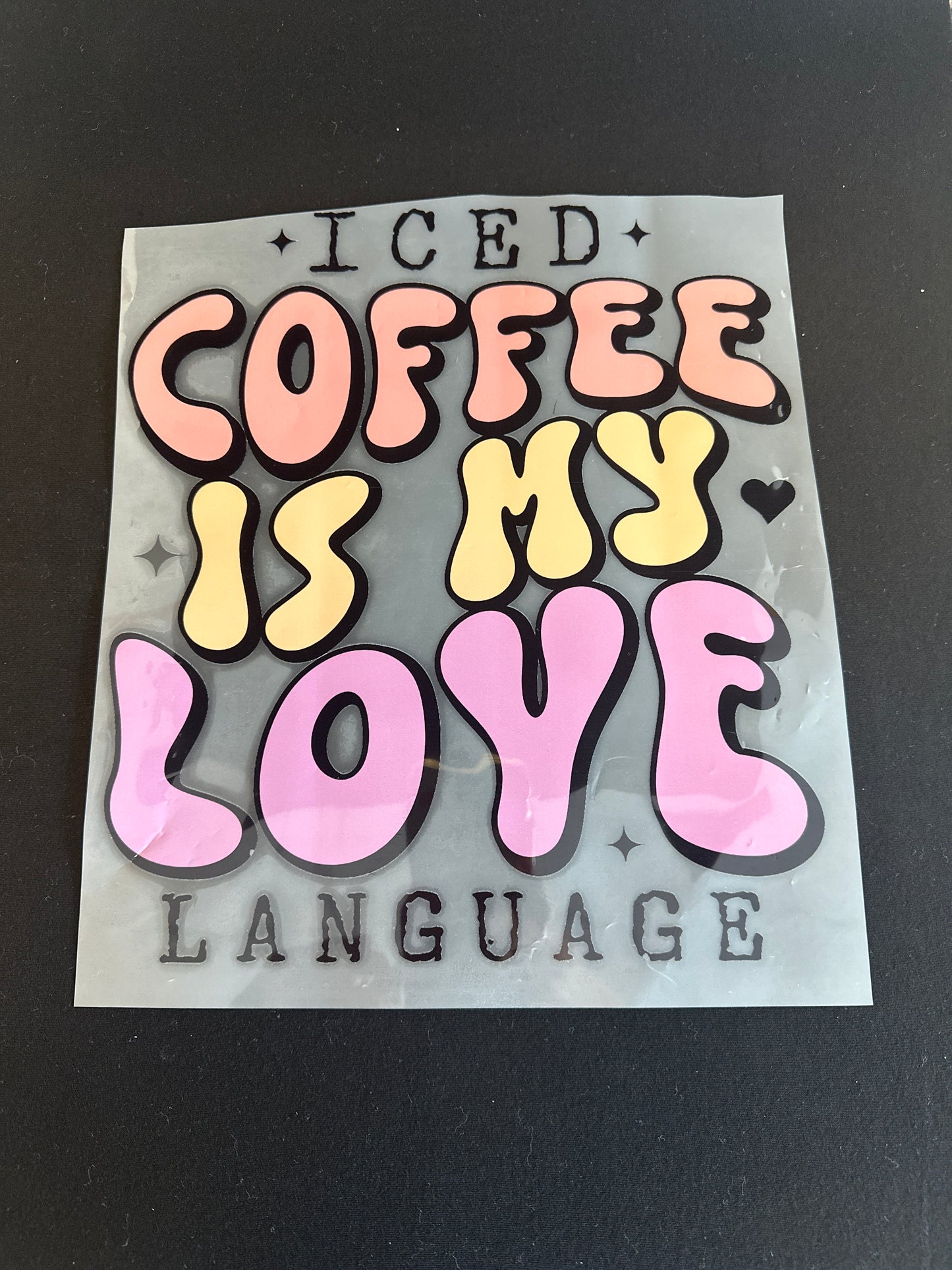 Iced Coffee Love Language