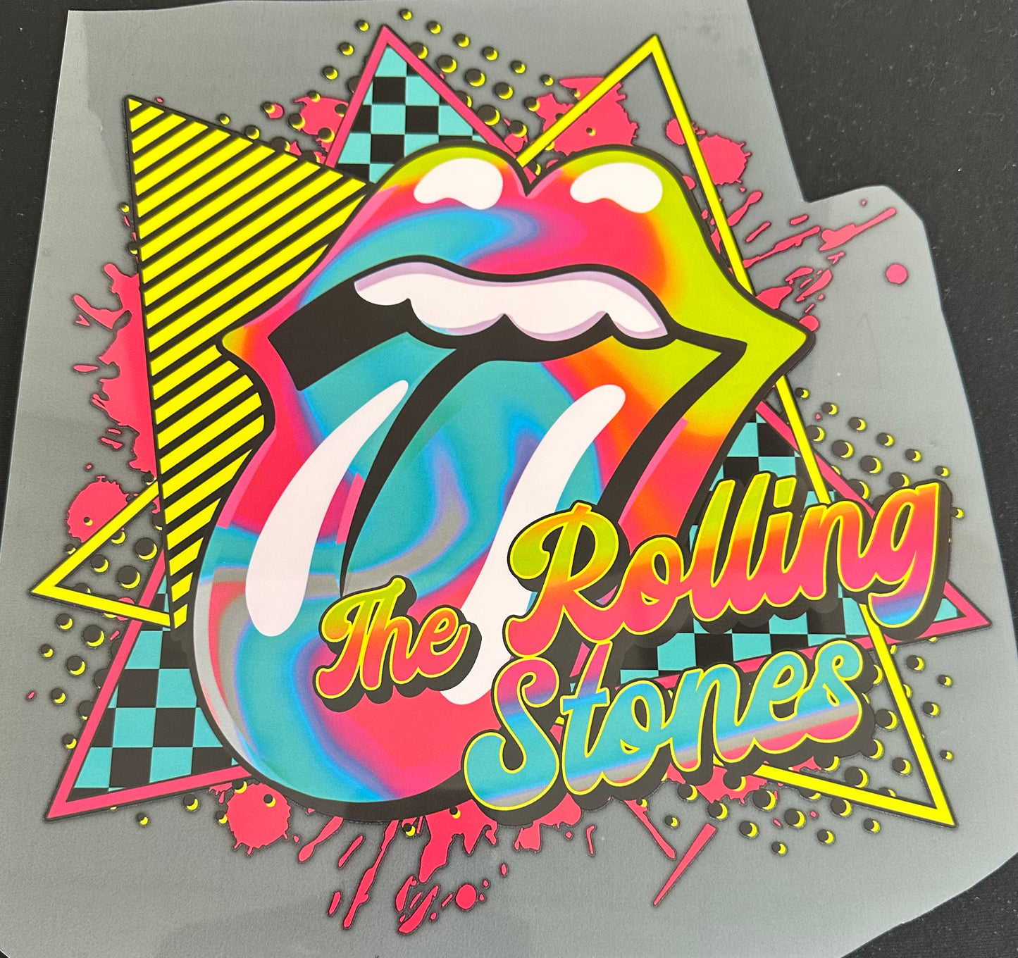 Neon Rolling Stones Screen