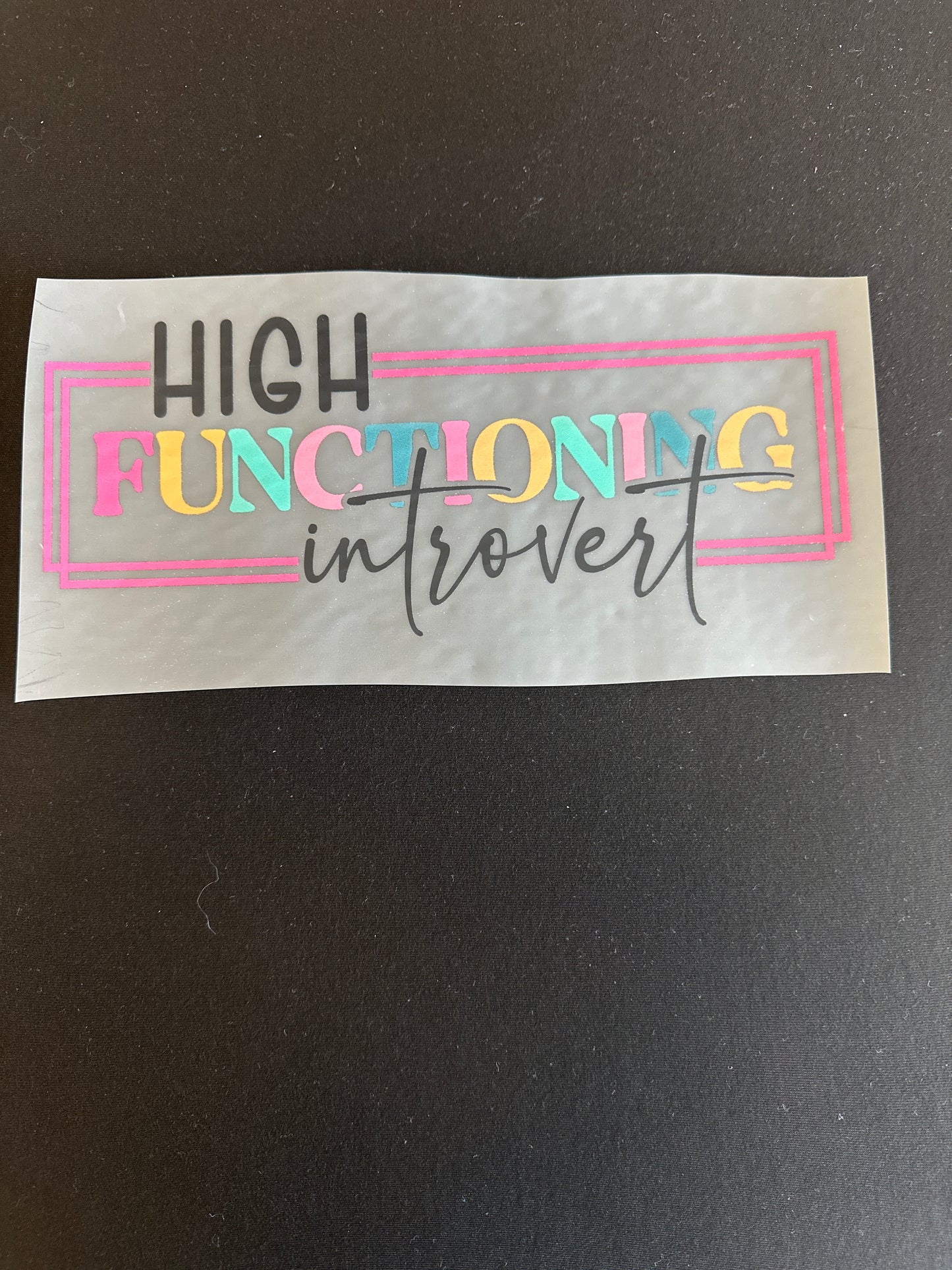 High Functioning Introvert
