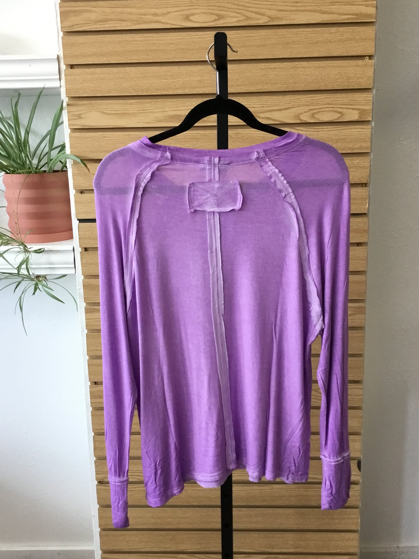 Scoop Neck Long Sleeve - B Lavender