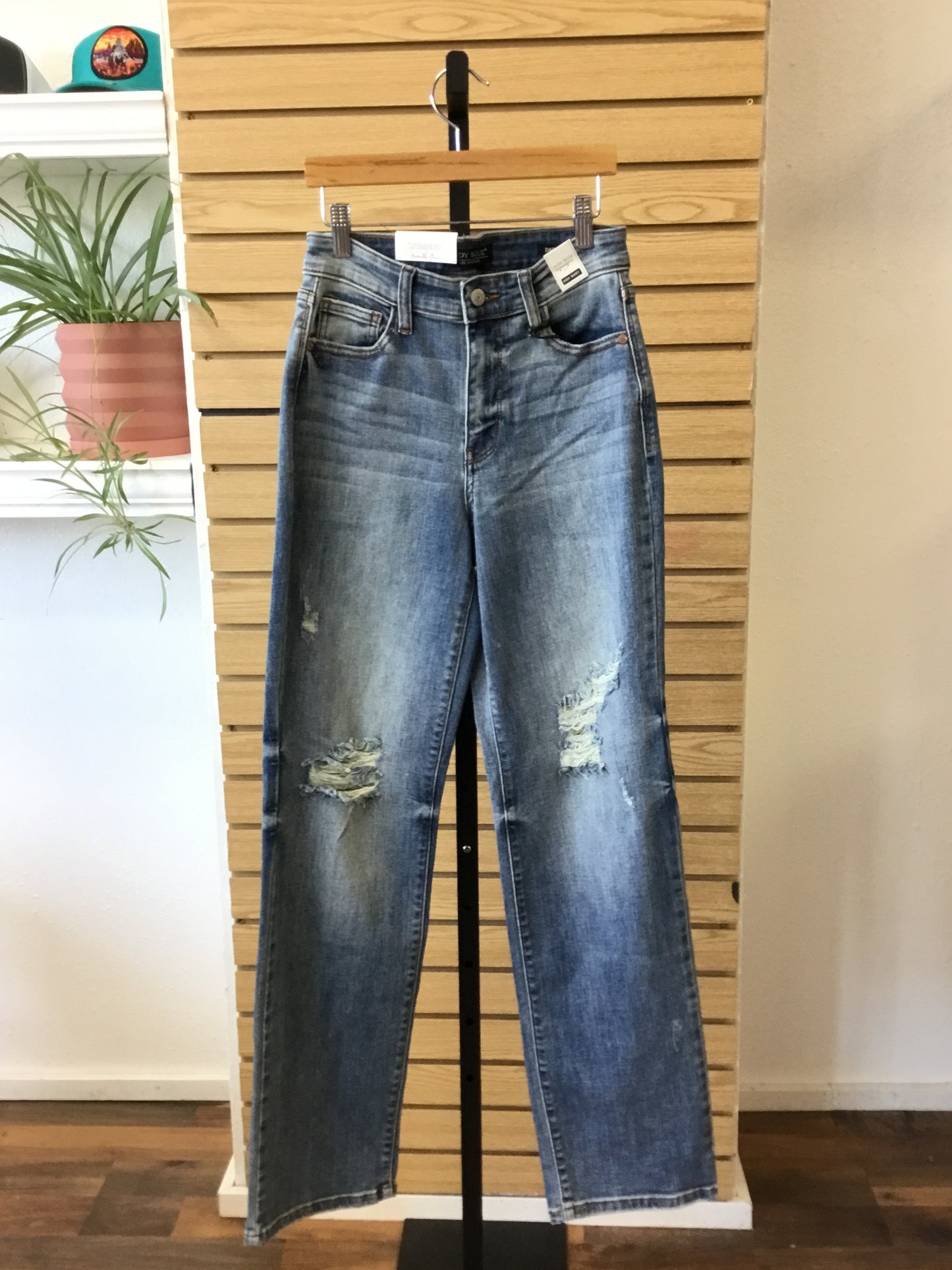 Judy Blue HW Dad Straight Distressed