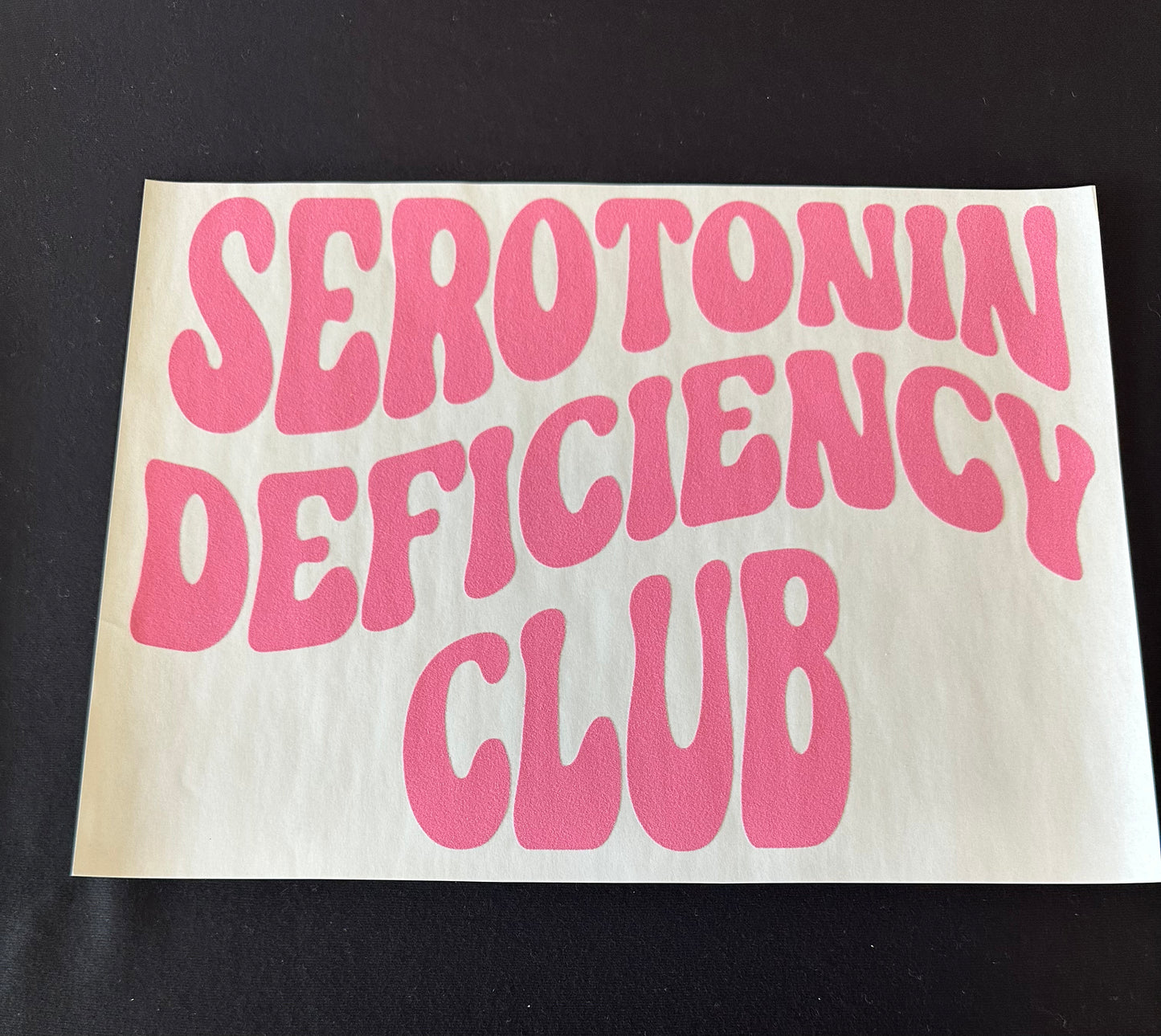 Serotonin Deficiency Club
