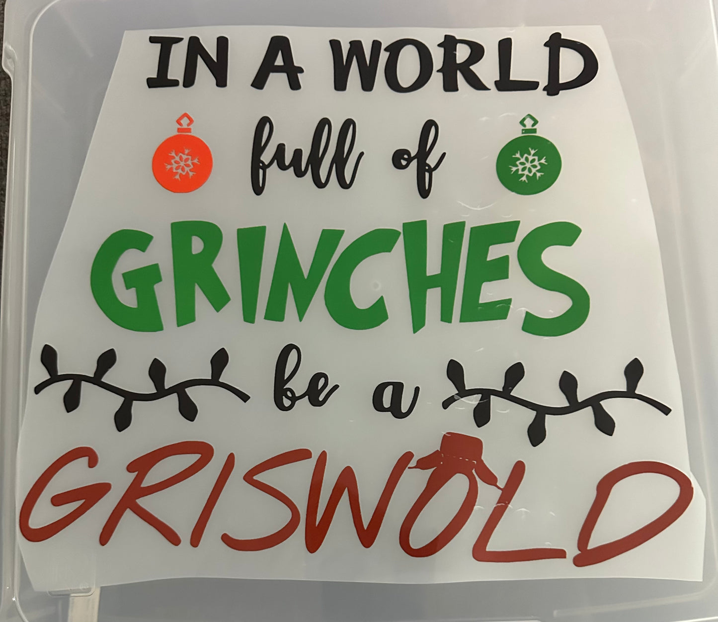 In a World of Grinches