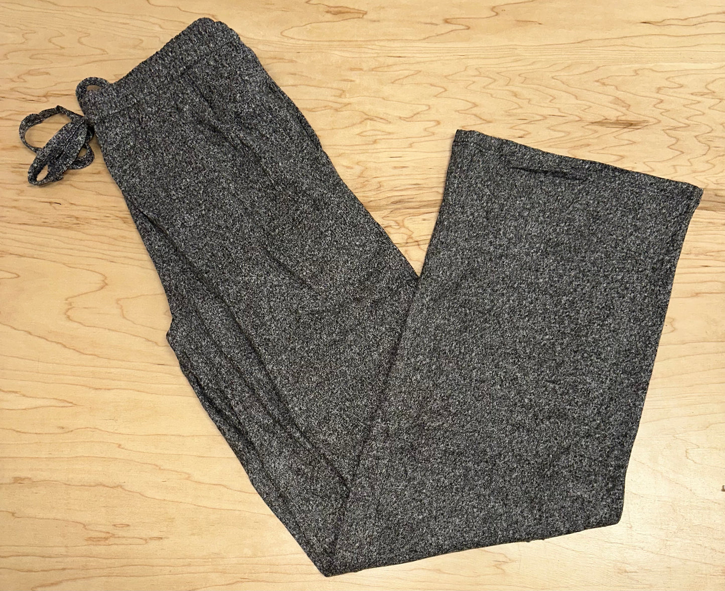 Drawstring Wide Pants - Black