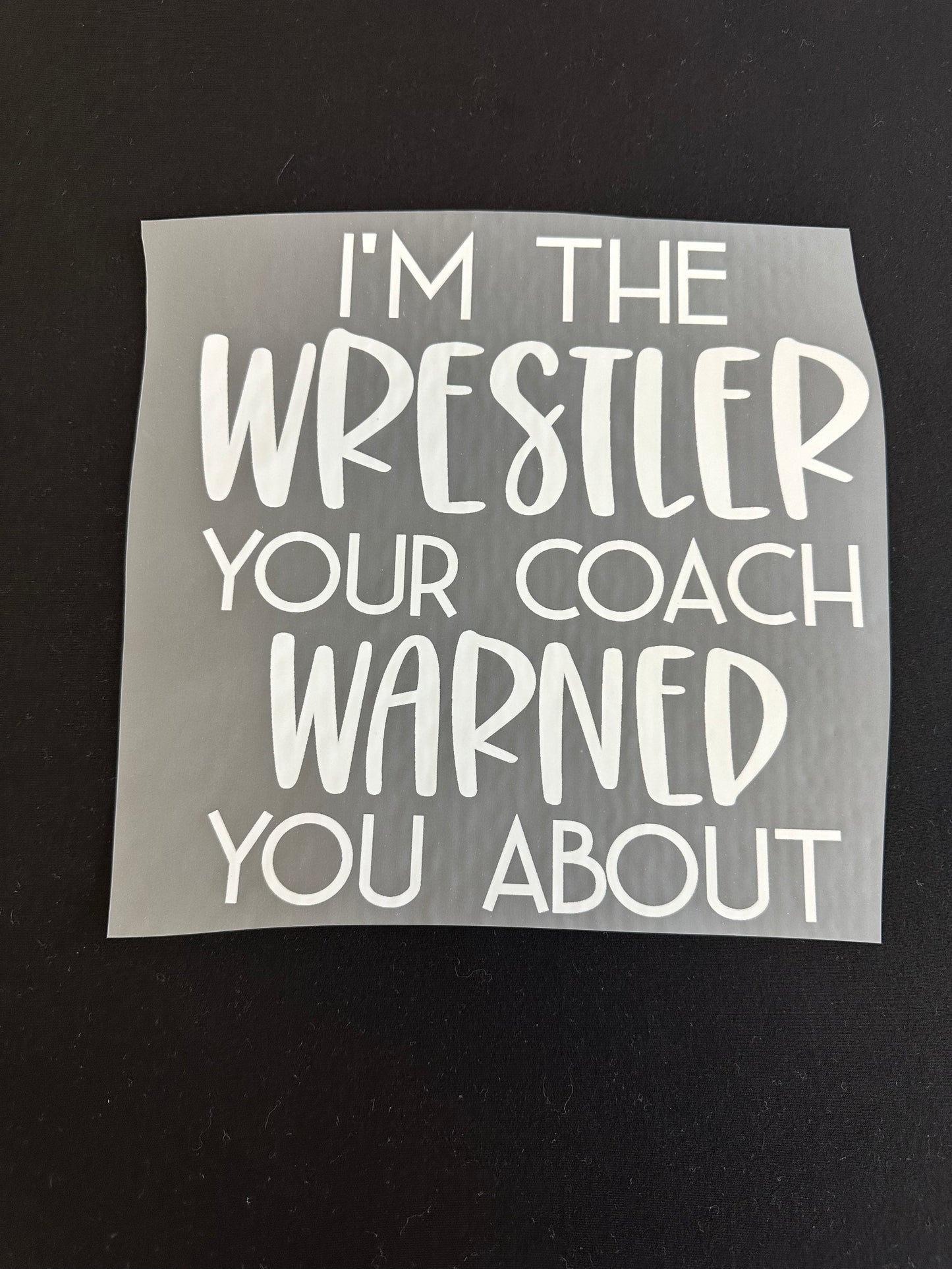 I’m the Wrestler