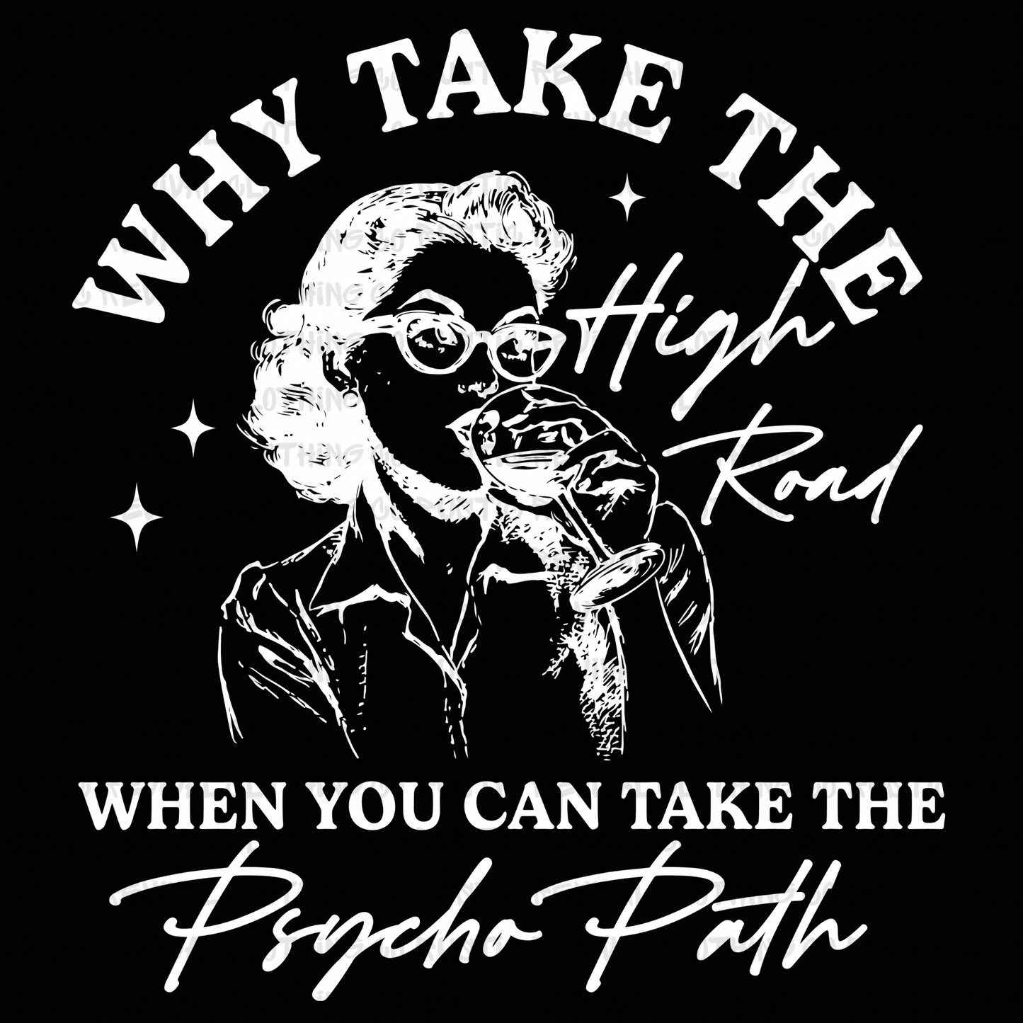Take The Psycho Path - White