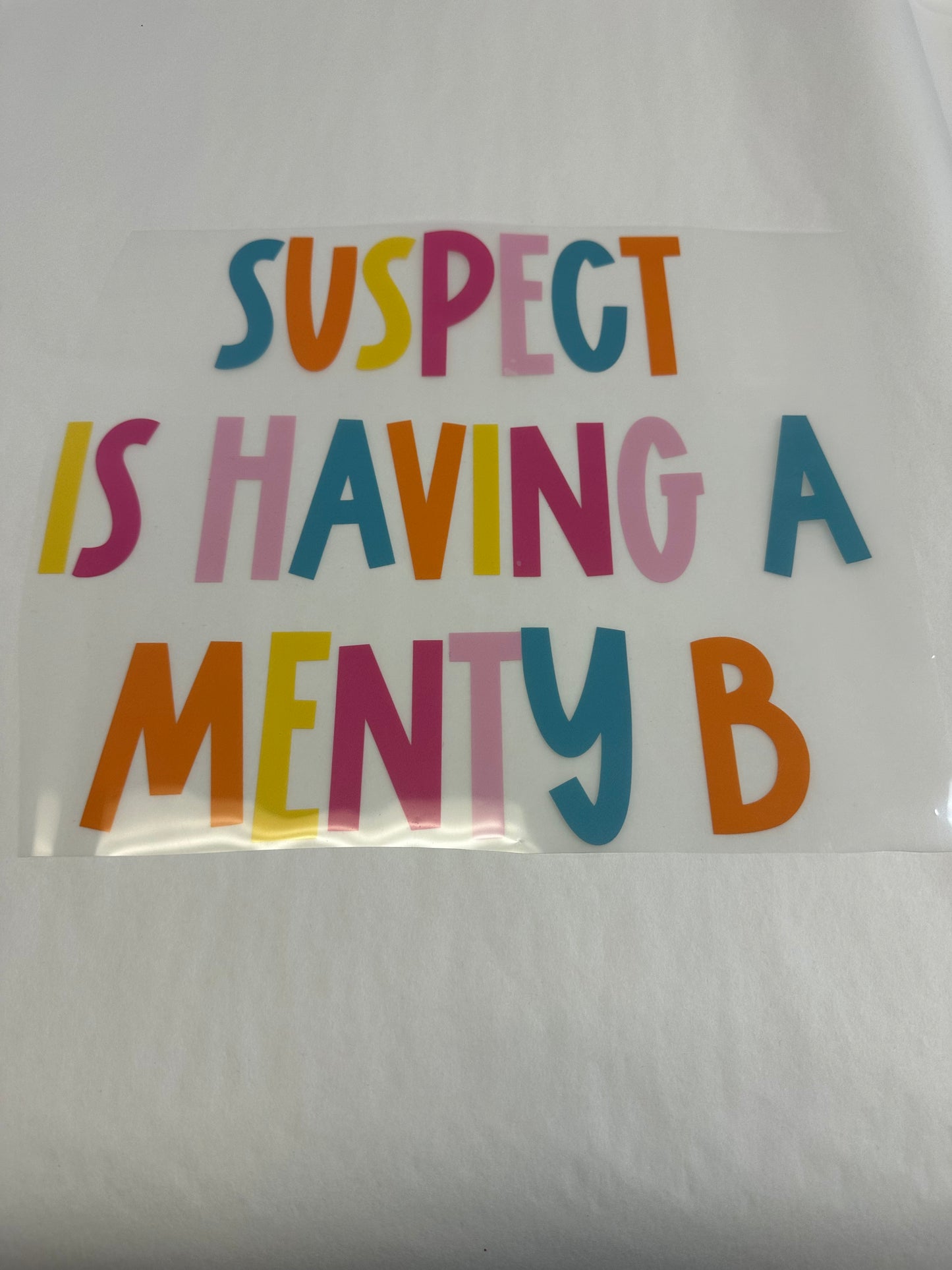 Suspect Menty B