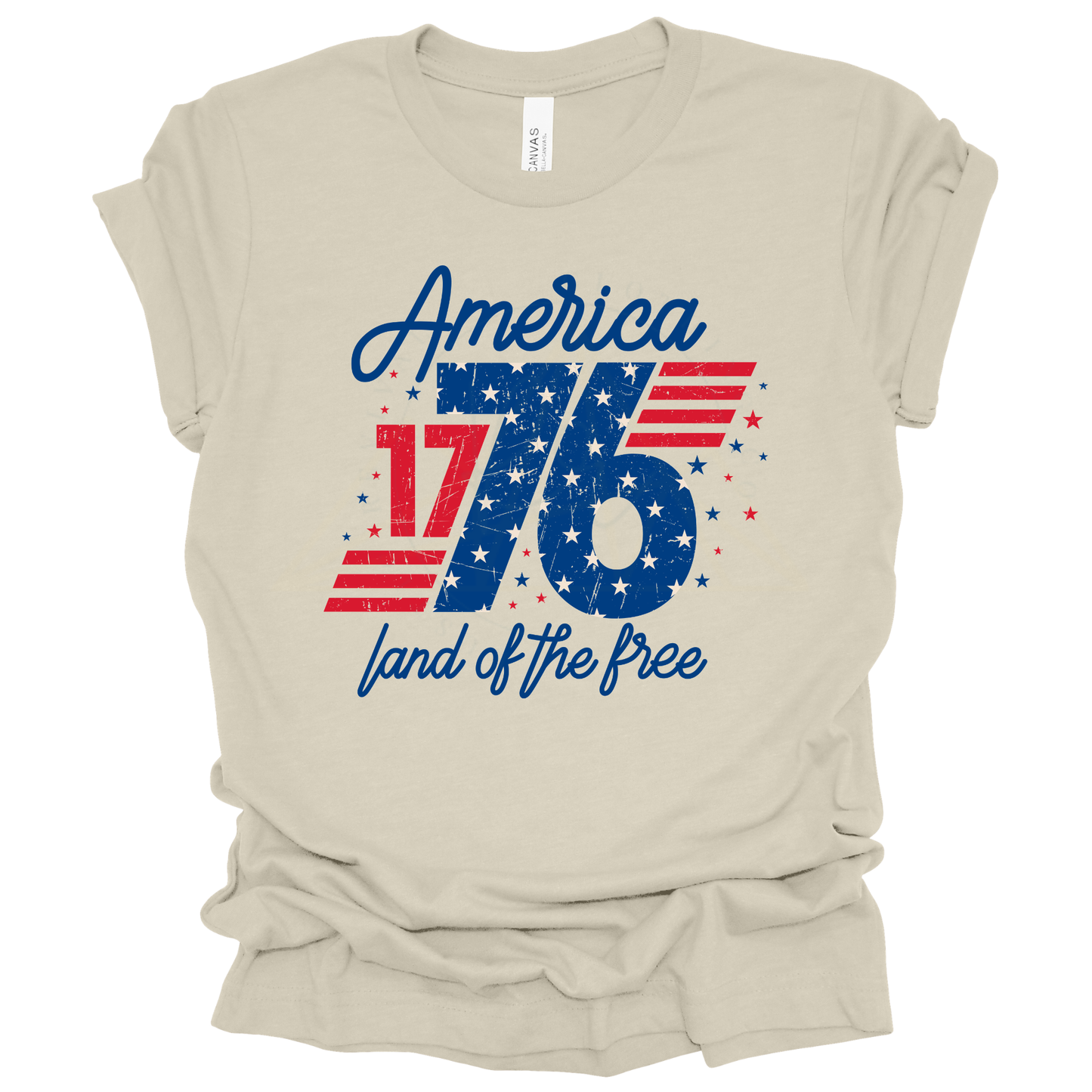 AMERICA 1776 Graphic Apparel | Adult Patriotic Tee