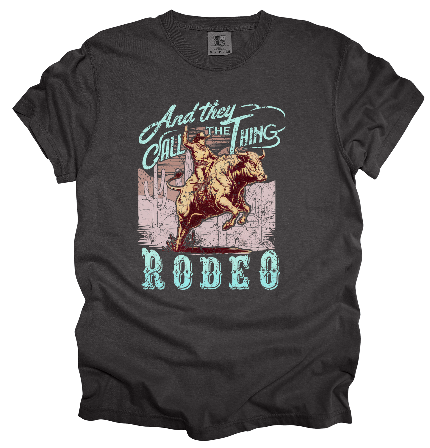 CALL THE THING RODEO LIGHT Graphic Apparel | Adult Tee