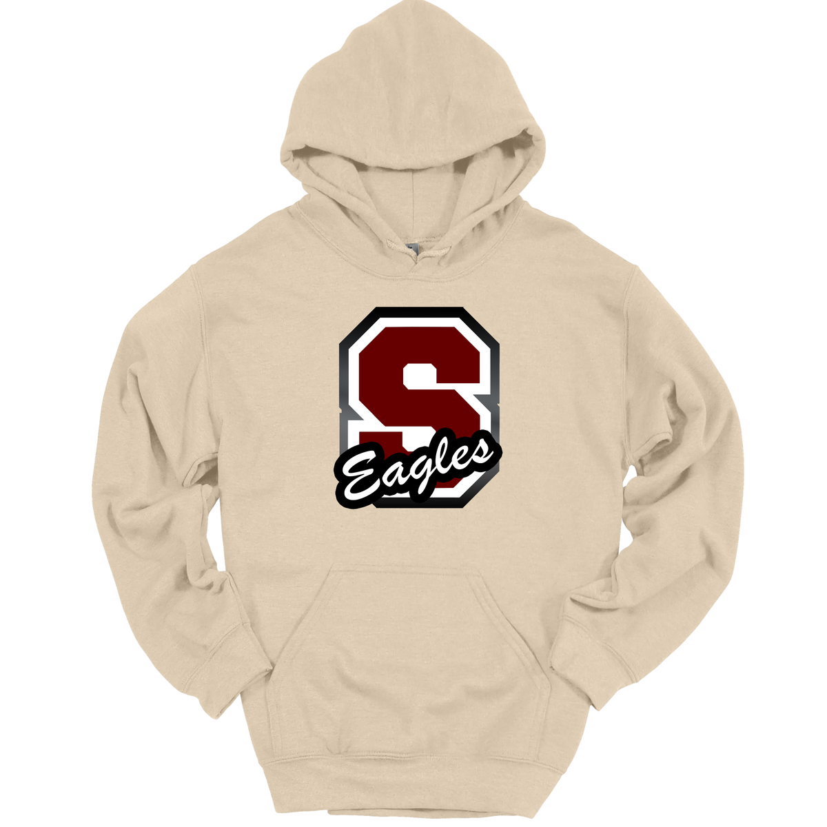 Eagles Script "S" Graphic Apparel | Adult Spirit Wear Collection