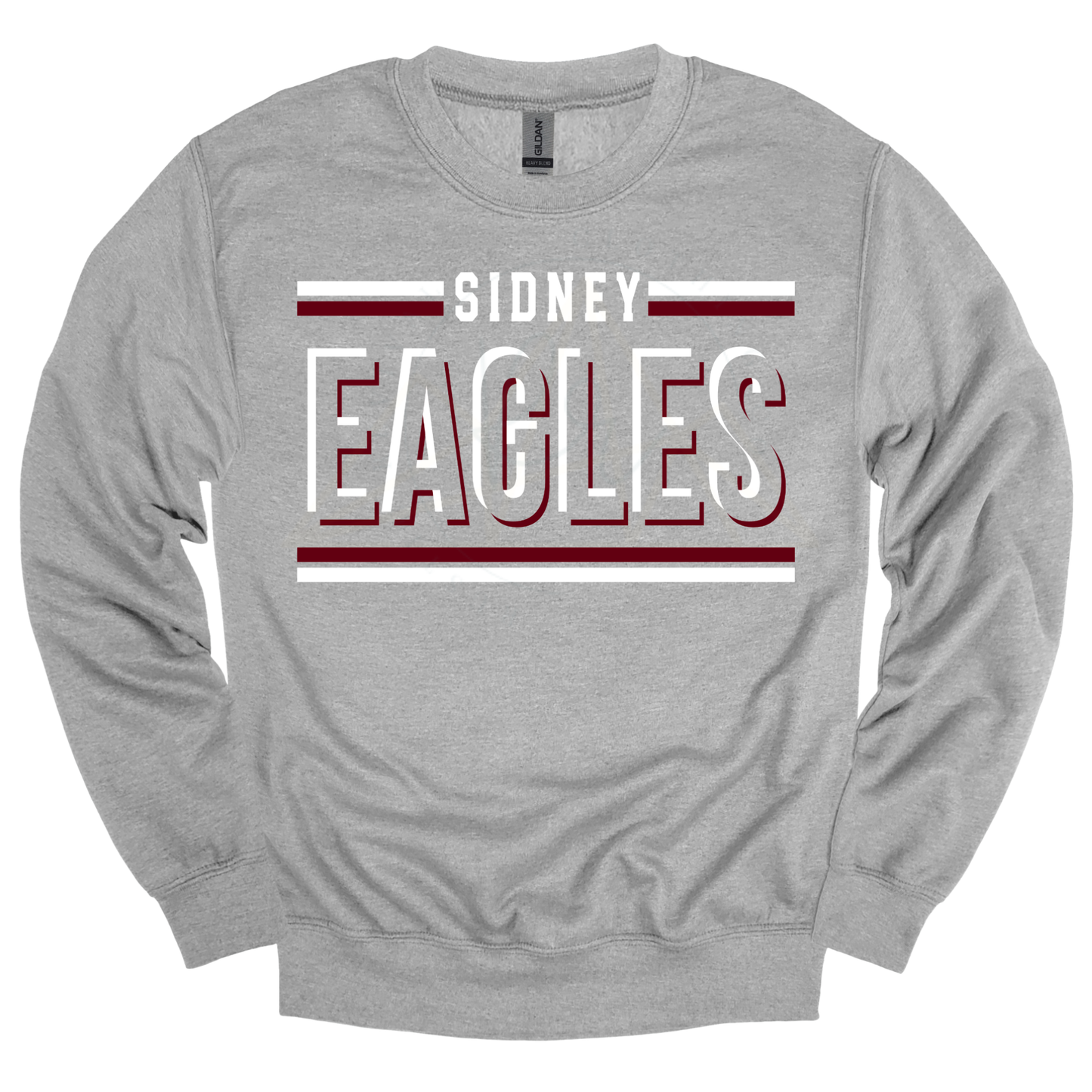 SIDNEY EAGLES Outline Graphic Apparel | Adult Spirit Wear Collection