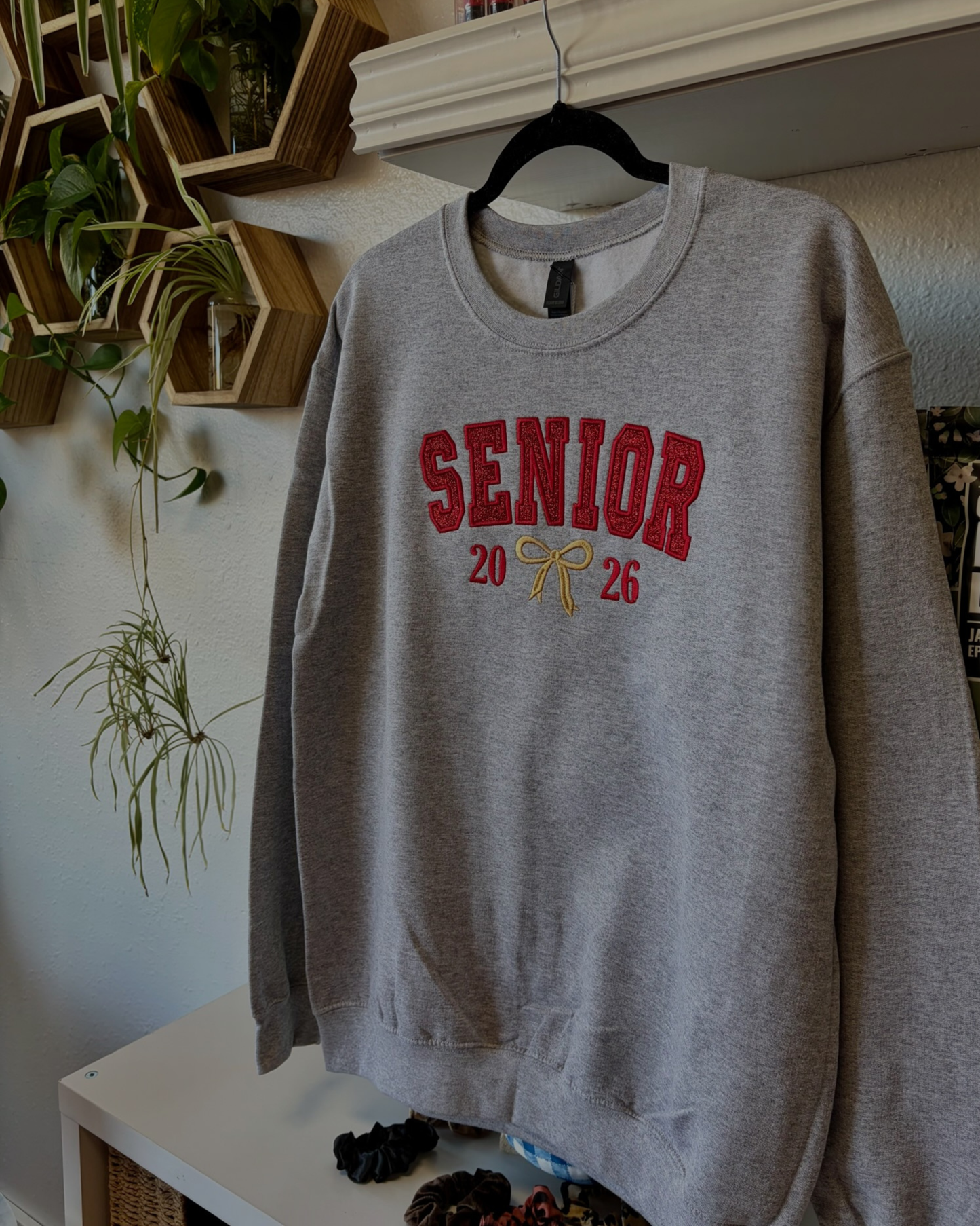 Senior 2026 Embroidered Crewneck