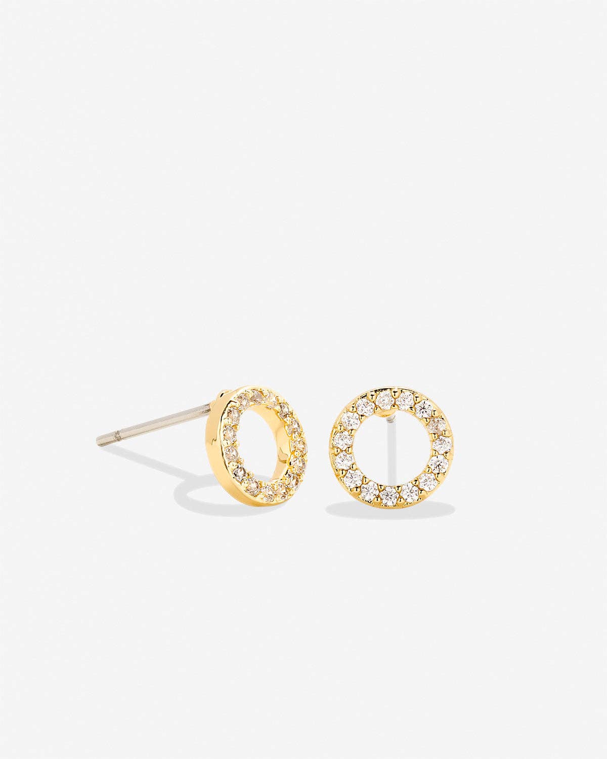 Family Stud Earrings: 14k Gold