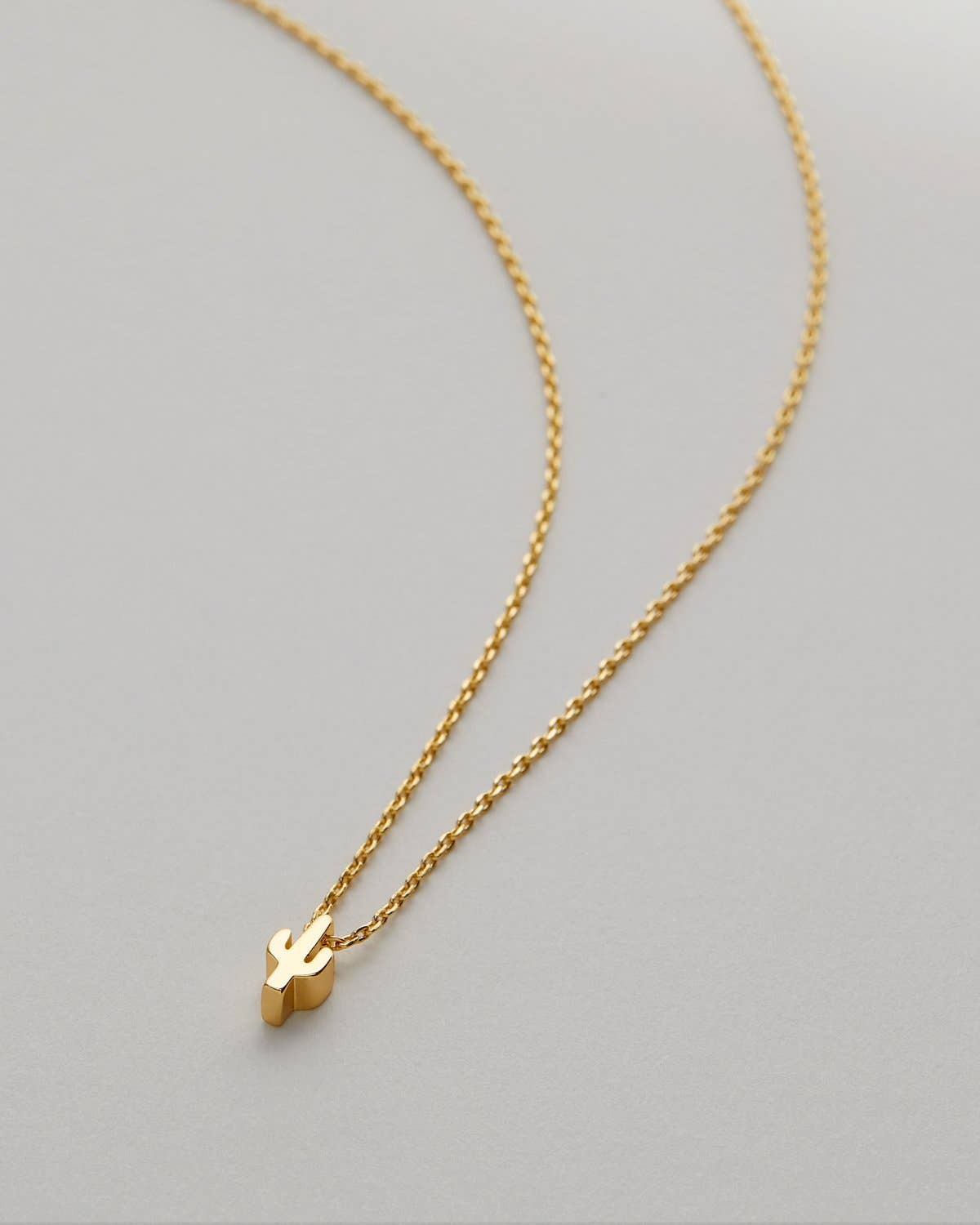 Stick Together Icon Necklace: 14k Gold
