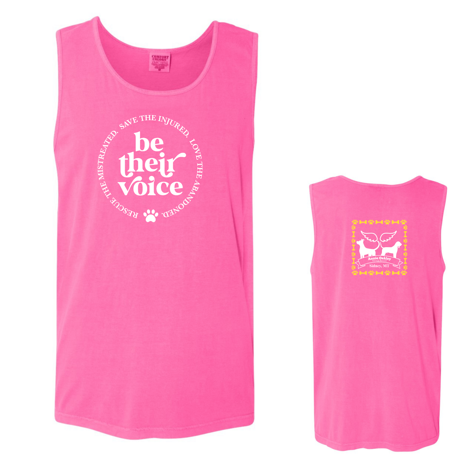 Be Their Voice Neon Pink