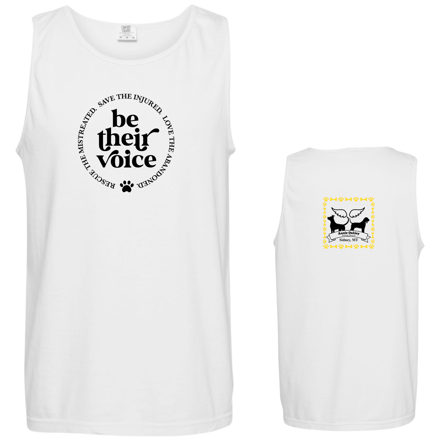 Be Their Voice White