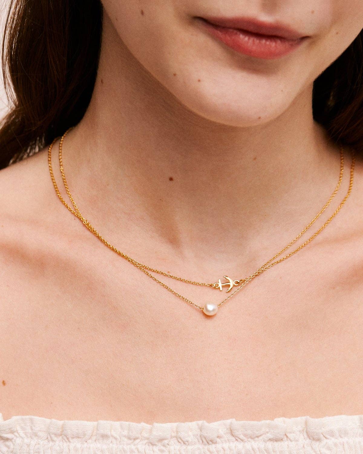 My Anchor Necklace: 14k Gold