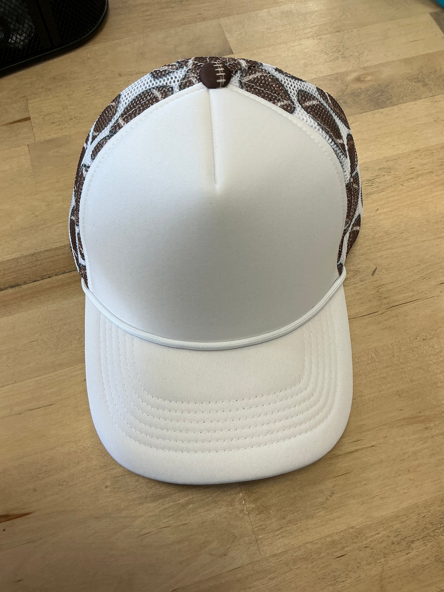 Football Mesh Trucker Hat