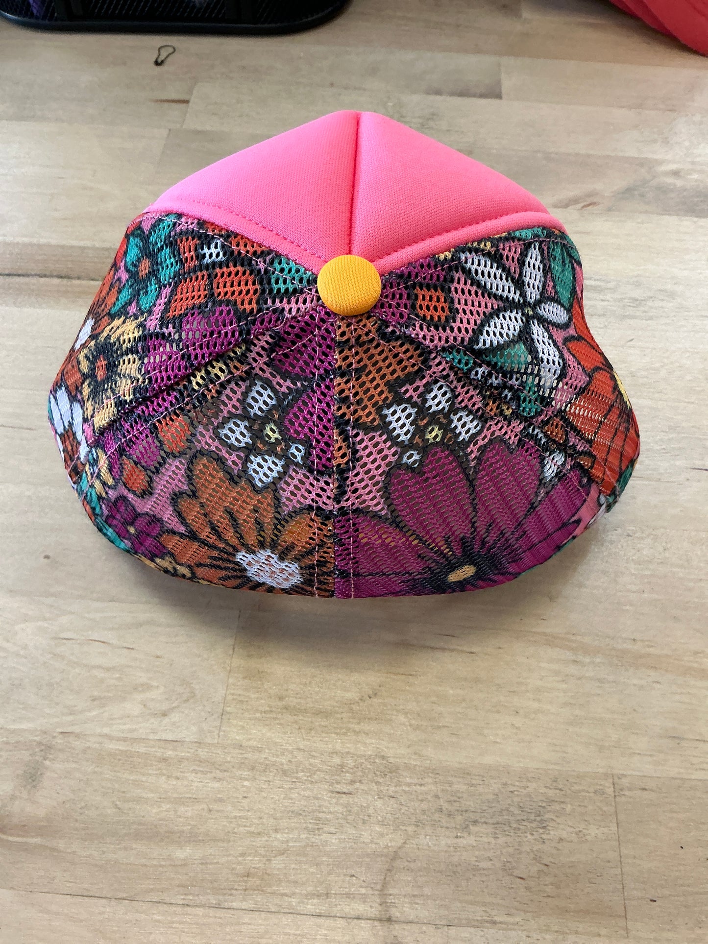 Youth Floral Mesh Trucker Hat