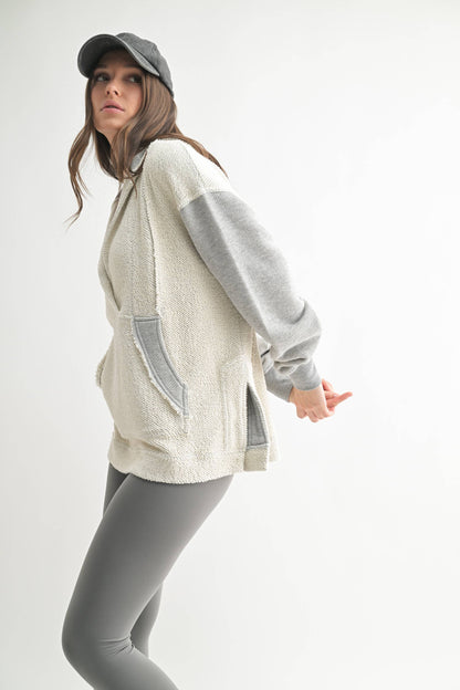 Driftwood Pullover Hoodie: HEATHER GREY