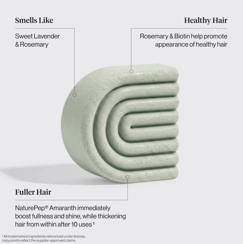 Rosemary & Biotin Volumizing Shampoo & Conditioner Bar