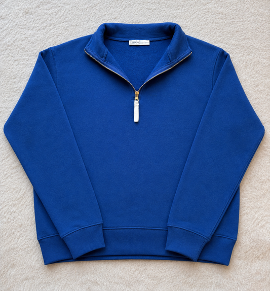 Fleece Half-Zip Sweatshirt - Lt Navy