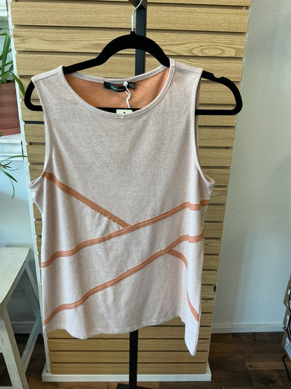 Doe & Rae Raw Edge Knit Tank