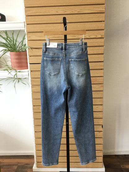Insane Gene Hi-Rise Cross Overed Girlfriend Jeans